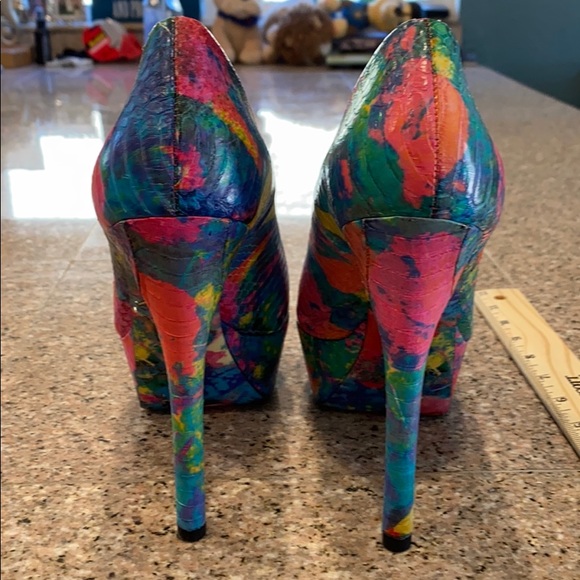 Multicolored B Brian Atwood heels - Picture 6 of 16